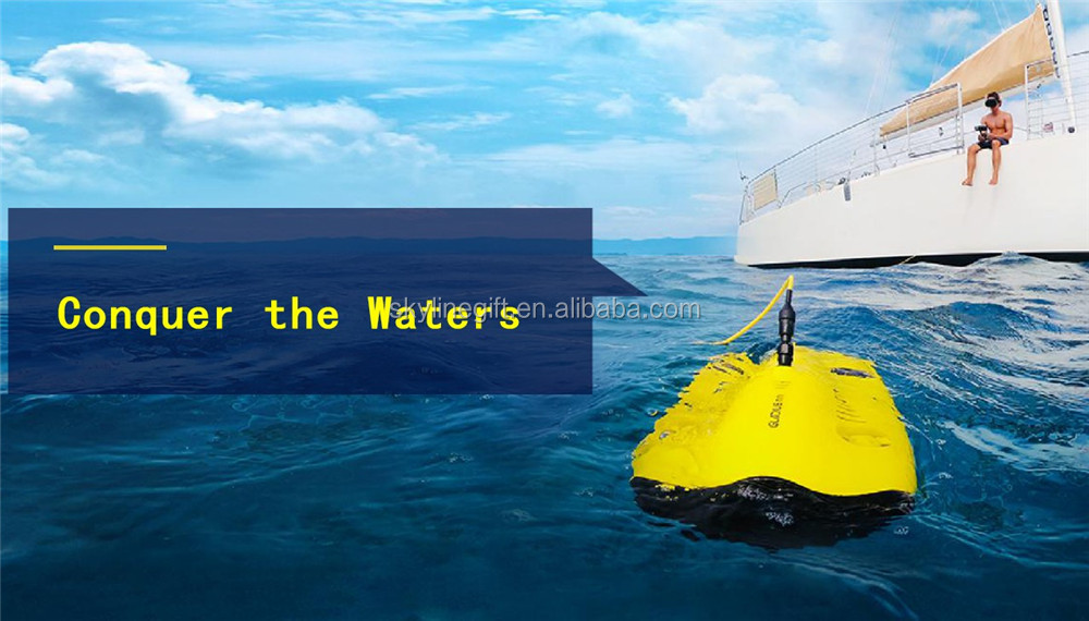 Gladius mini Underwater Diving to 330ft Drone with movable 4K Camera