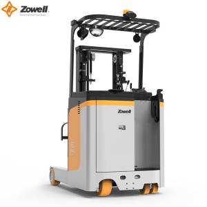 1.8 Ton Electric reach Forklift lift truck safe