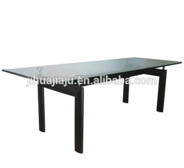 Le Corbusier LC6 Glass Dining Table/ office meeting table/ glass table
