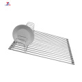 Penyimpanan dapur lingkungan rak piring stainless steel