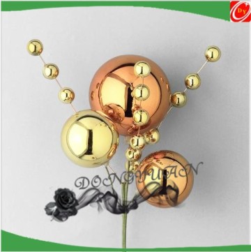 golden color polished metal decorative ball