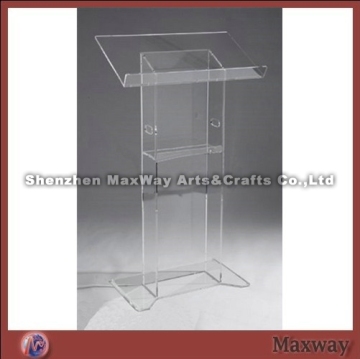 Transparent Acrylic Perspex Lectern Pulpit