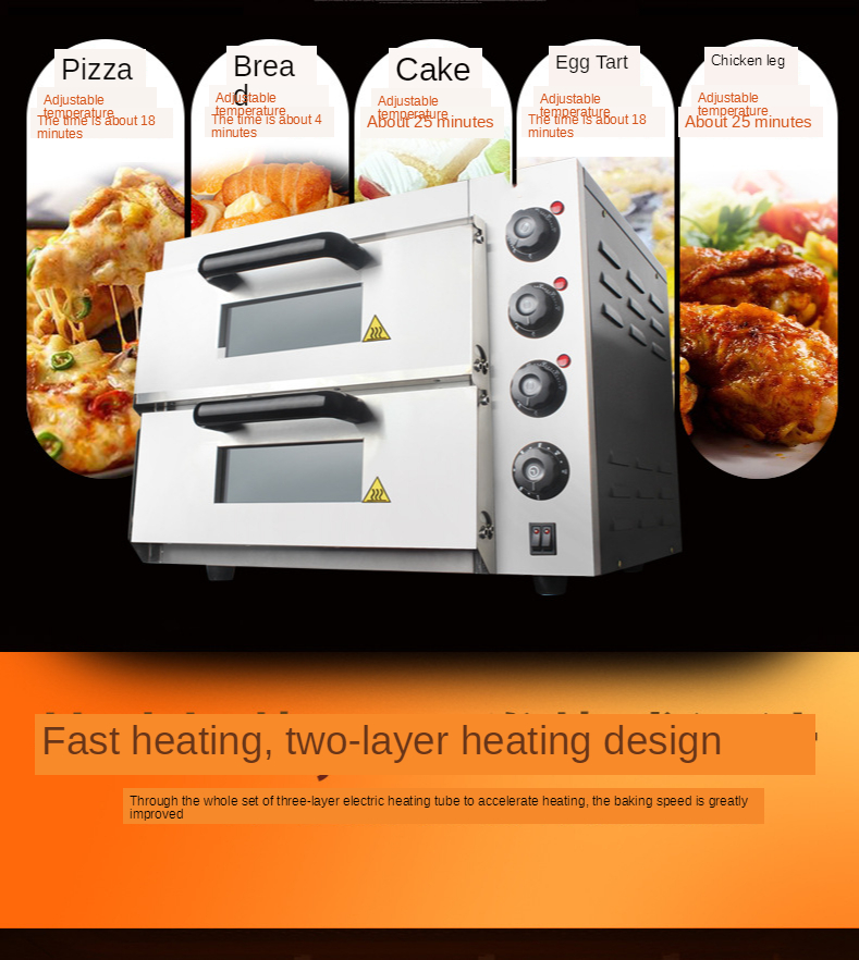 Hot Sale Electric Stove And Oven Pizza Machine