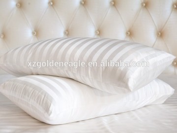 Jacquard and Stipe Silk Shams 100% Silk Filled Pillows