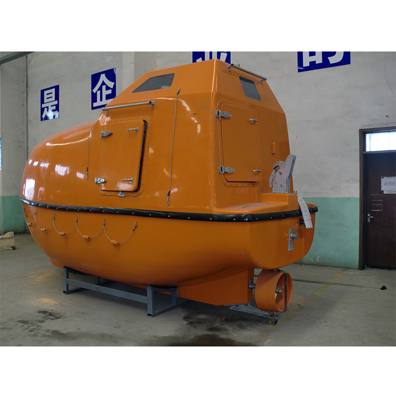 Totally enclosed fiber lifeboat solas Rescue boat 5.0m length freefall life boat