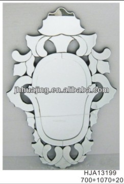 Antique Art Decor Silver Baroque Wall Mirror Design