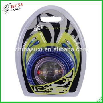 Car Audio Accessories New High Quality Haiyan Huxi, High Performance auto Car AMP Wiring Kit