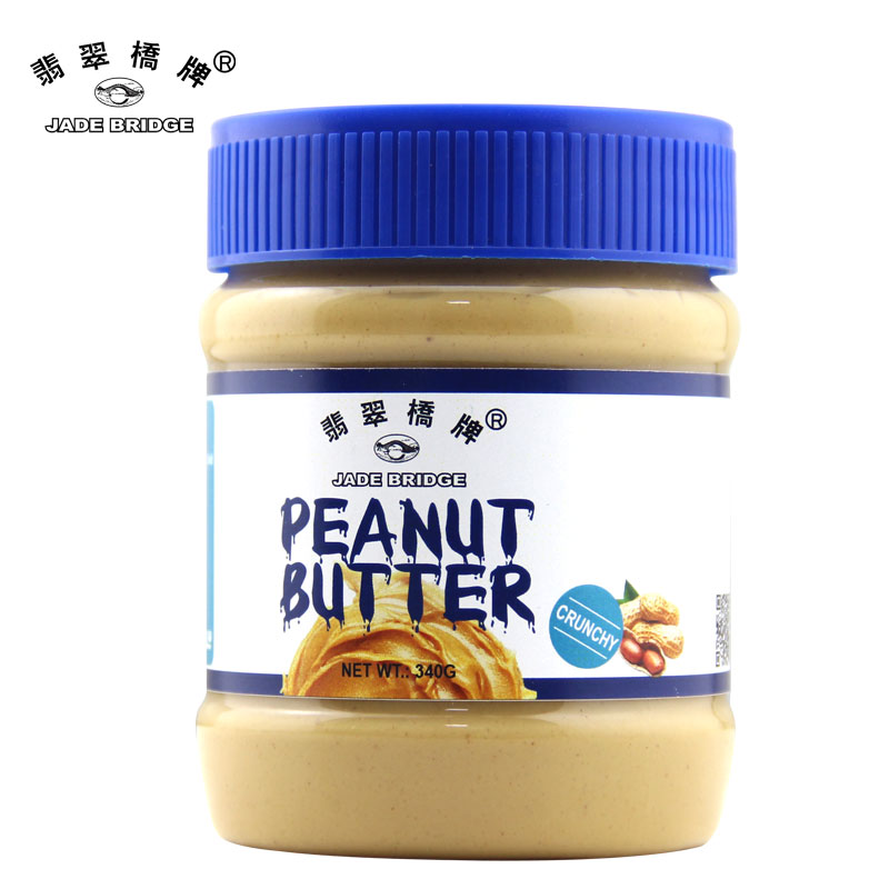 340 g Jade Bridge Brand Crunchy Peanut Butter Bulk Wholesale Or OEM Suppliers Manufacturers