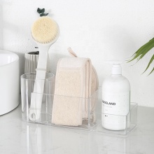 Narrow Desktop Storage Box: Multipurpose Household Cosmetic Organizer