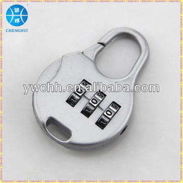 Metal zip code lock