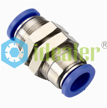 Push to Connect Fittings Bulkhead Union
