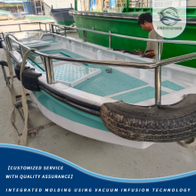 FRP Auxiliary Boat for Aquaculture Work