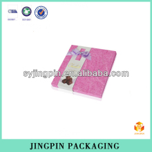 factory printed paperboard lid box of chocolate with logo