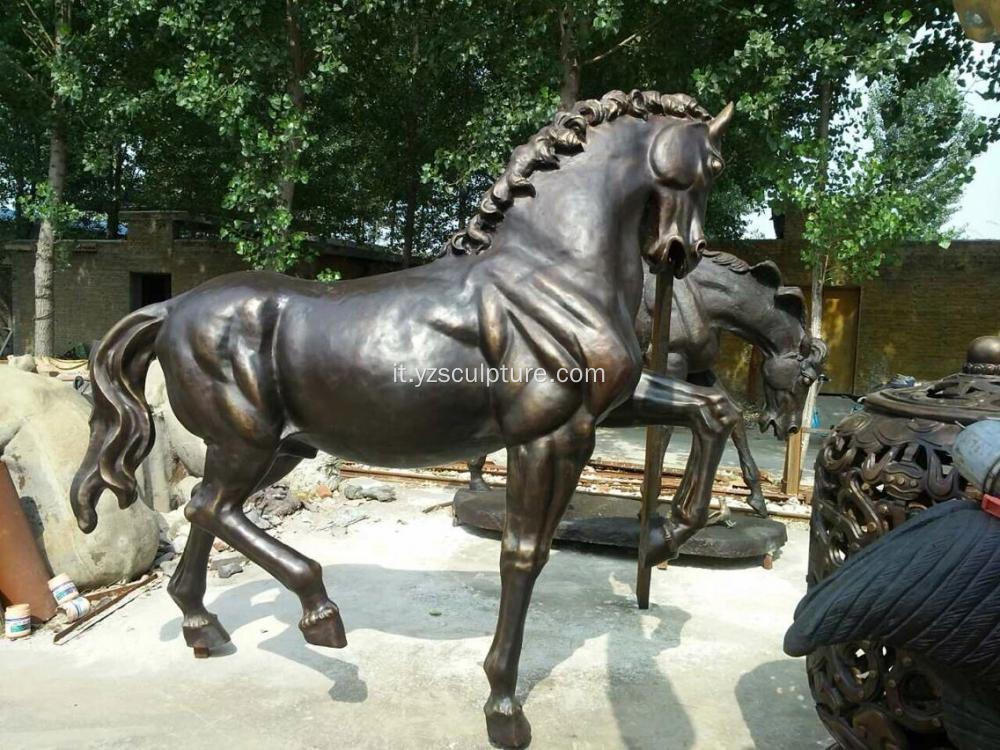 Cavallo di bronzo statua vendita calda