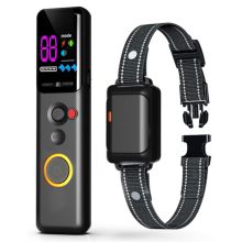 IP67 Waterproof Remote Control Rechargeable Dog Training Collar - 1600ft Wireless Dog Fence