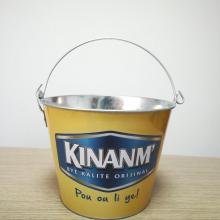 Tin Ice Bucket With Bottle Opener
