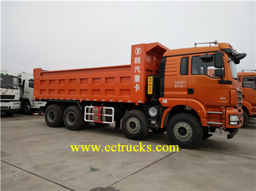 12 Wheeler 50 Ton SHACMAN Cargo Dump Trucks