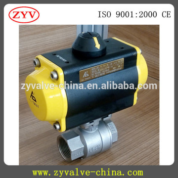 pneumatic control valve with positioner