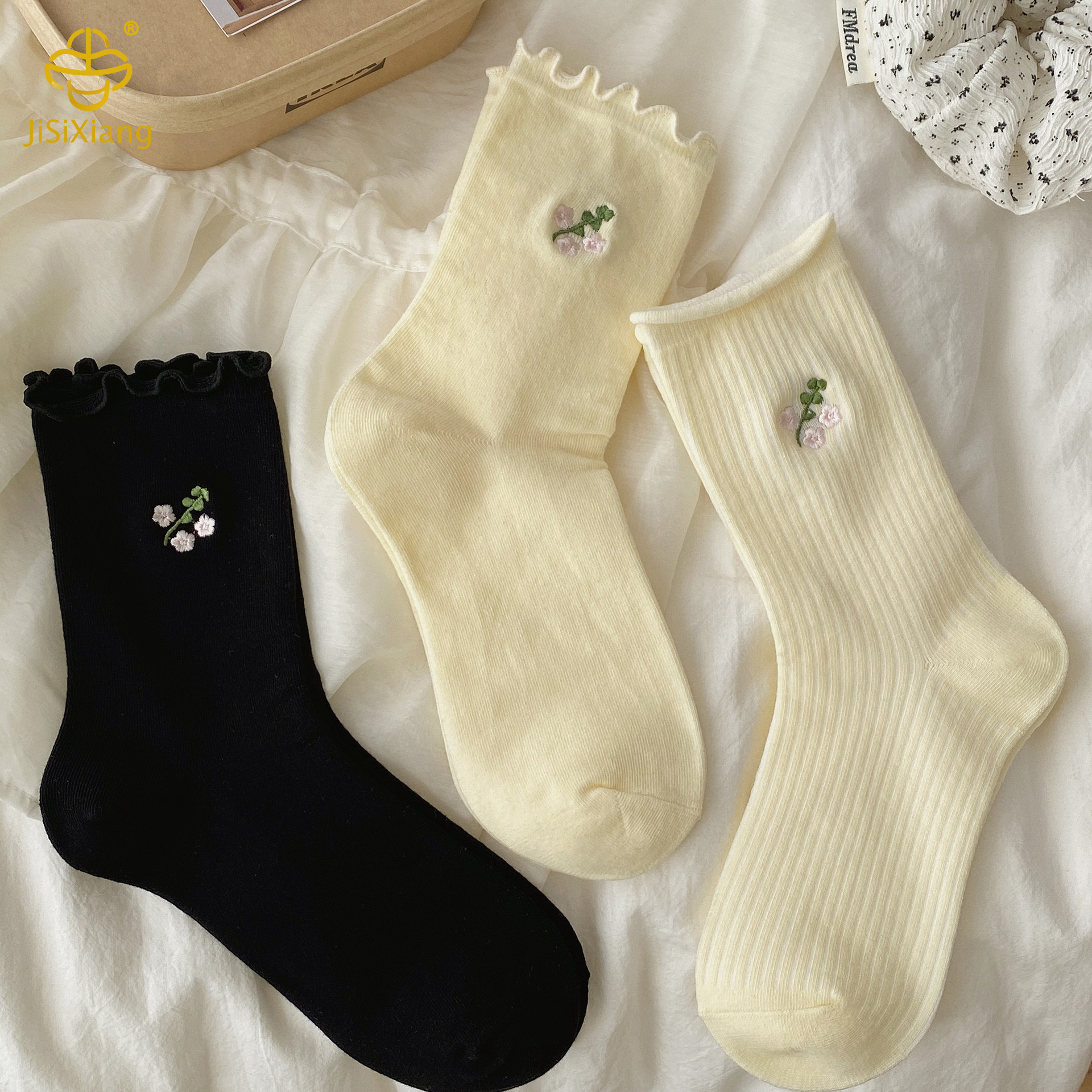 곰팡이 레이스 튜브 양말 Fungus lace tube socks