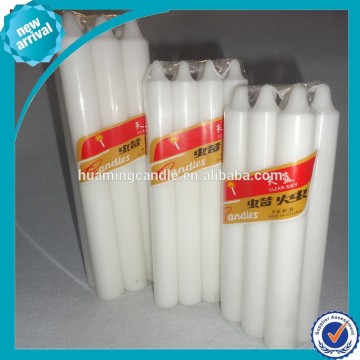 Common Paraffin Wax Decoretive Thin Taper White Candles - Buy Candle,Decorative Taper White Candles