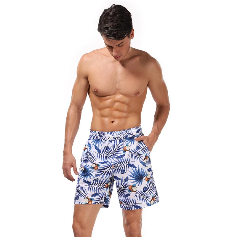 Custom Wholesale Summer Men Trunk Short Pants Trackshorts Swimpant Printing Swimming Board Beach Short for Men