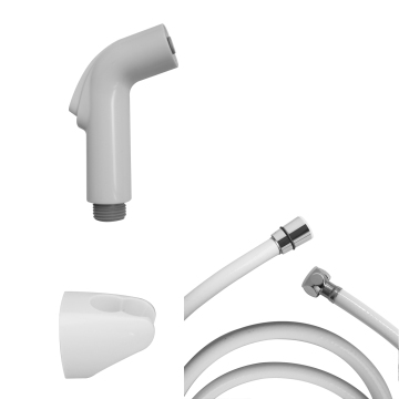 Fullrain Economic Toilet Bidet Spray Douche Set - Black or White