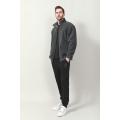 Herren Strick Boned Stoff Jacket