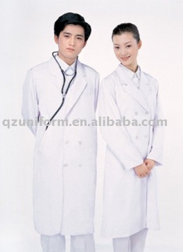 SL062 doctors and nurses white overall uniform