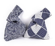 Japanese Style Mini Knot Wrist Bag for Mobile Phones