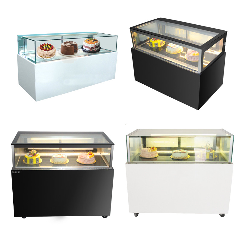 custom size counter showcase freezer cake display case refrigerator