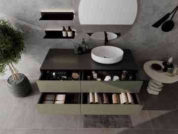Elegant Rustproof Bathroom Storage Unit