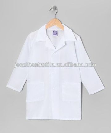 100% cotton kids lab coat , children lab coat