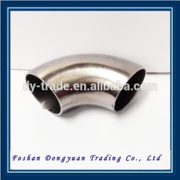 mirror finish stainless steel elbow