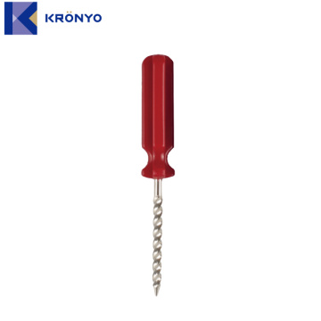 Parallel handle screw drill for Tire seal bar