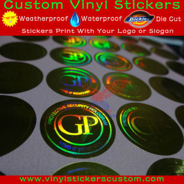 custom laser sticker printing