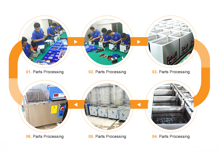 90KHZ High frequency Submersible Ultrasonic Cleaner For Oil Cooler Degreasing