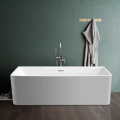 Freestanding Garden Tub Simple Acrylic Natural Stone UPC Square Bathtub