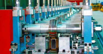 Door and window frame curtain wall roller press