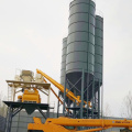 HZS35 stationary concrete mixing plant in Mongolia