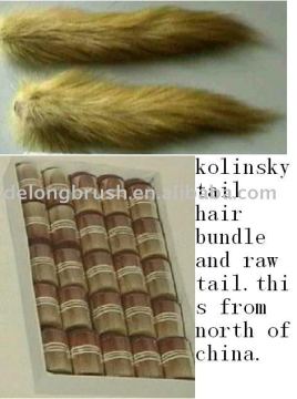 delong kolinsky tail hair