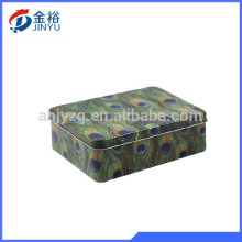 big customized rectangle cosmetic tin box