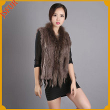 Top Quality Cheap Fur Vest Rabbit Fur Vest Customized Fur Vest