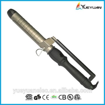 2015 Hot products ceramic salon use lcd display hairstyler professional round rotating magic hair curler