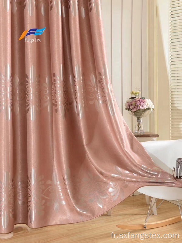 Textiles à la maison 100% polyester tissé tissu de rideau Jacquard