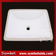 cUPC Certified Bathrooom Rectangular Ceramic Sink