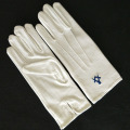 Masonic Dress Gloves z Square Compass