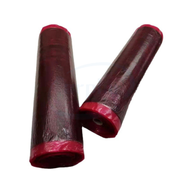Intermediate rubber tie gum for conveyor belt splicing