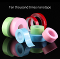 Nano cinta reutilizable lavado de doble cara adhesiva fuerte