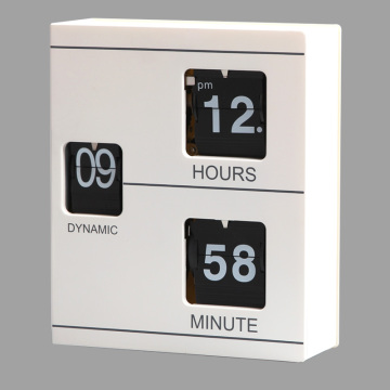 Buchform Kunststoff Flip Clock