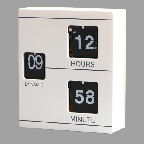 Square Book Plastic Flip Clock